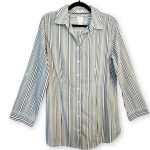 CHICOS 2 No Iron Shirt Womens Large
